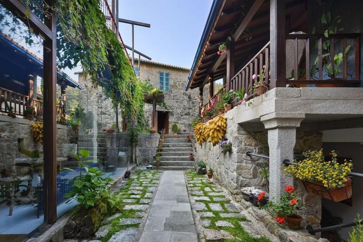 Hostal Aldea Bordons Sanxenxo Exterior foto